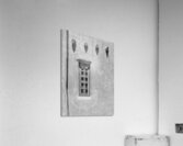 Window and Vigas B W Acrylic Print