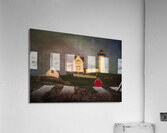 Nubble Lighthouse Texture Acrylic Print