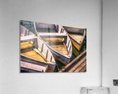 Dinghies Dockside Acrylic Print