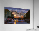 Barges on the Rence Canal Acrylic Print