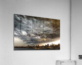 Storm Clouds over NYC Acrylic Print