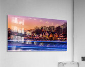 Boathouse Row Sunset Acrylic Print