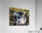 Serene Forest Waterfall Acrylic Print