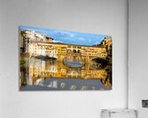 Sunset Over Ponte Vecchio Acrylic Print