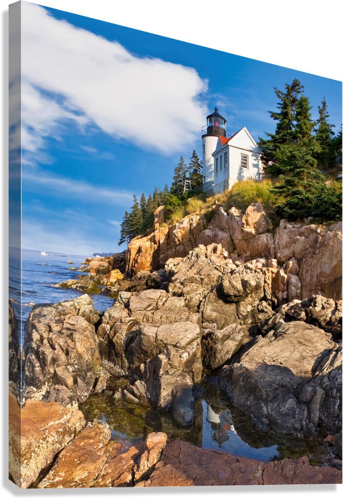 Bass Harbor Lighthouse Canvas Print
