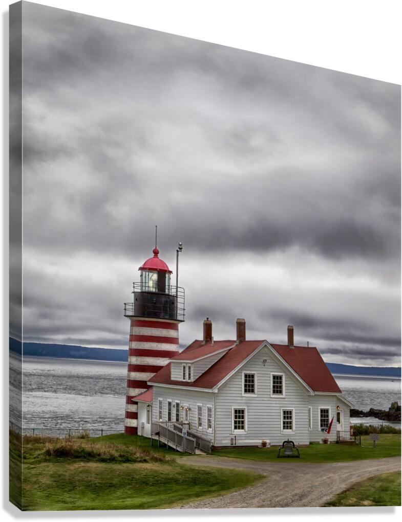 West Quoddy Lighthouse Canvas Print