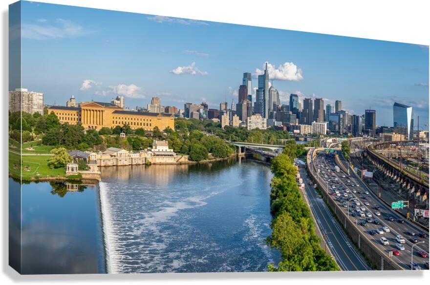 Philadelphia Panoramic Canvas Print