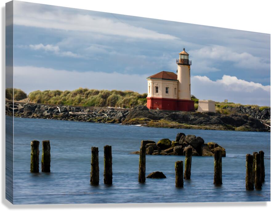 Coquille River Light Canvas Print