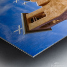 San Francisco Mission and Statue Metal print