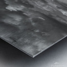 Verrazzano Bridge and Cargo Ship B W Metal print