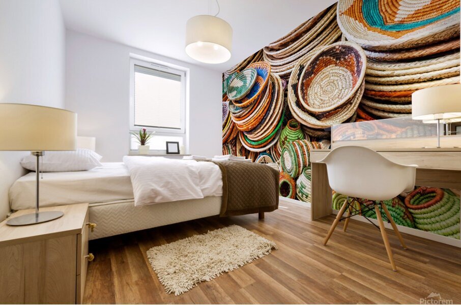 Santa Fe Baskets Mural print