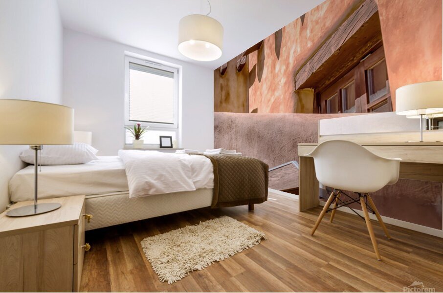 Abobe Vigas Mural print