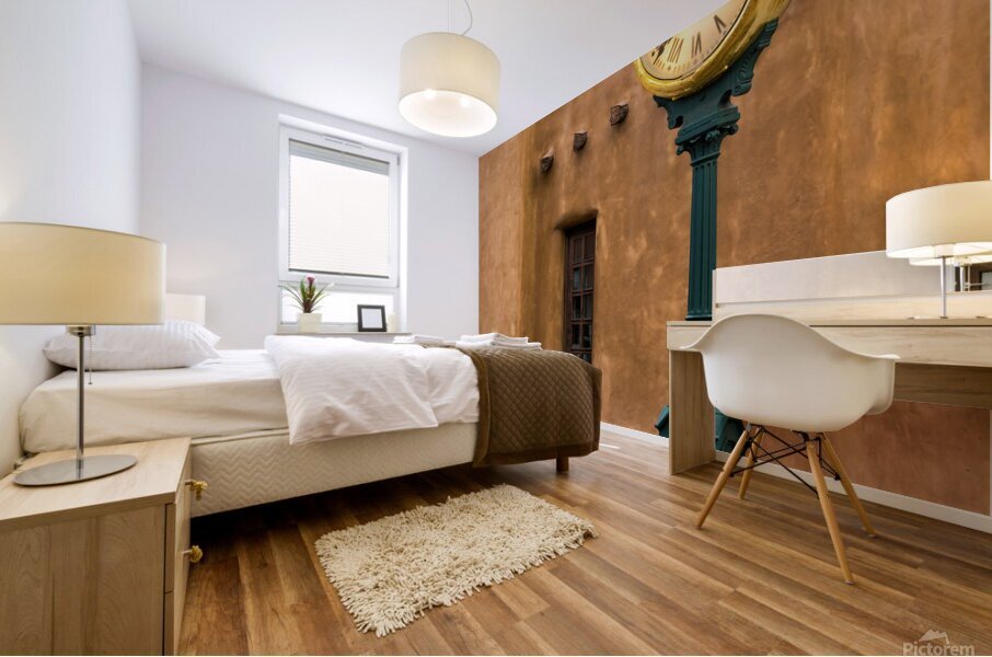 Santa Fe Clock Mural print
