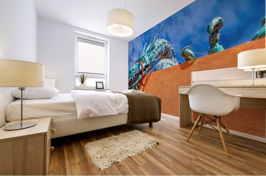 Santa Fe Dragon Mural print