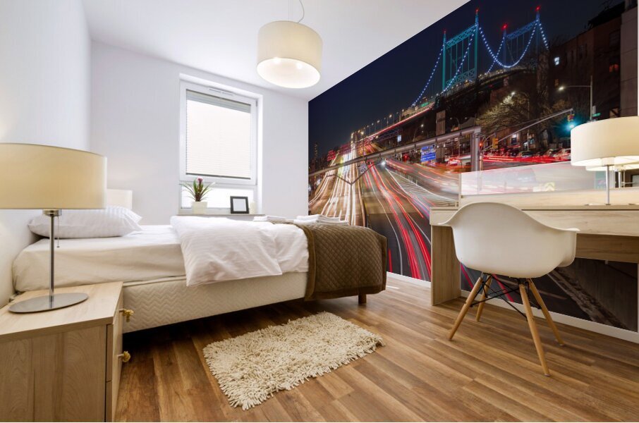 RFK Bridge Traffic Mural print