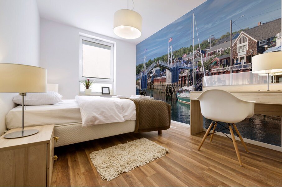 Perkins Cove Ogunquit Maine Mural print