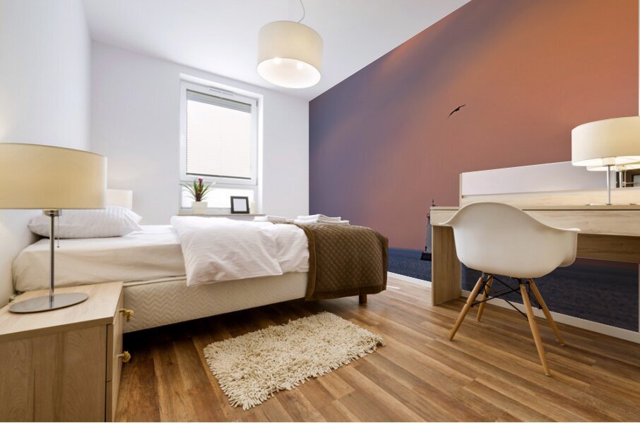 Great Beds Lighthouse Mural print