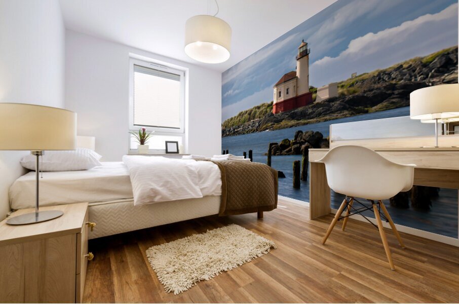 Coquille River Light Mural print