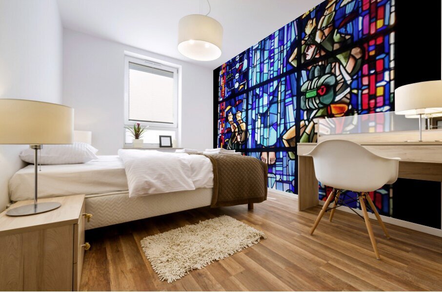 The Paratrooper Window Mural print
