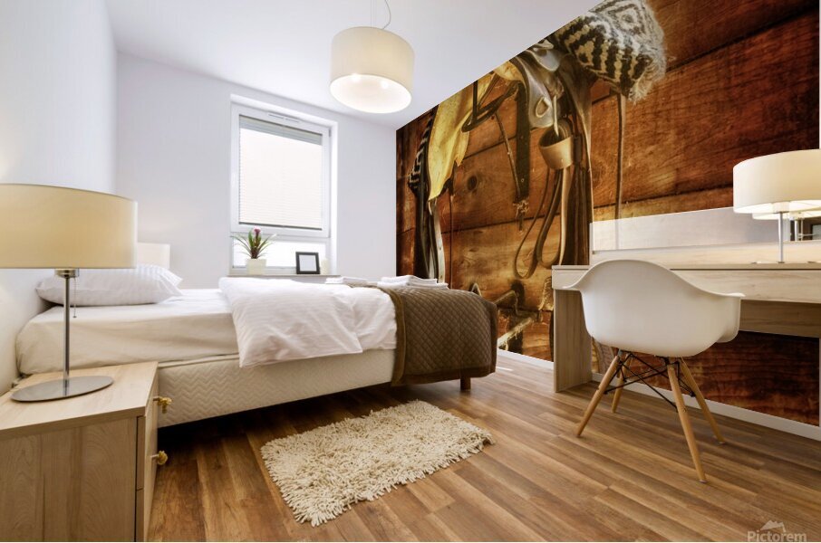Saddle Mural print