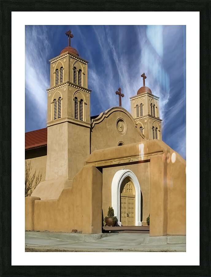 San Miguel Mission Picture Frame print