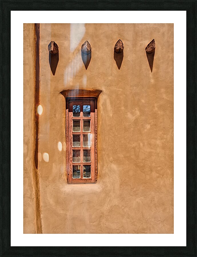 Window and Vigas Picture Frame print