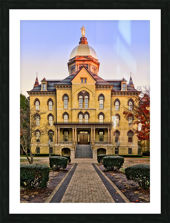 Notre Dame Main Building Picture Frame print