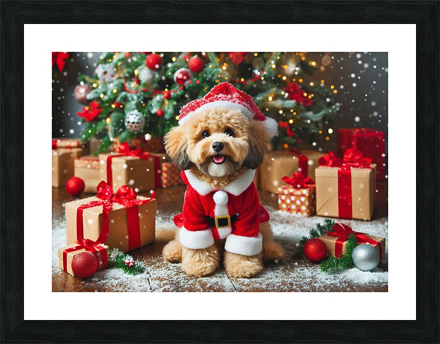 Multipoo Santa 1 Picture Frame print