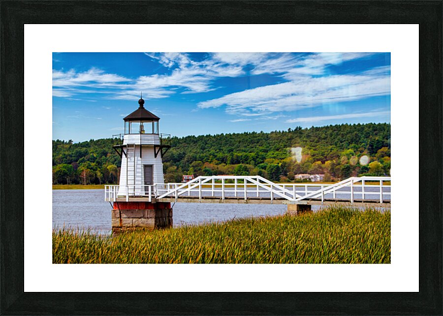 Doubling Point Lighthouse 1 Picture Frame print