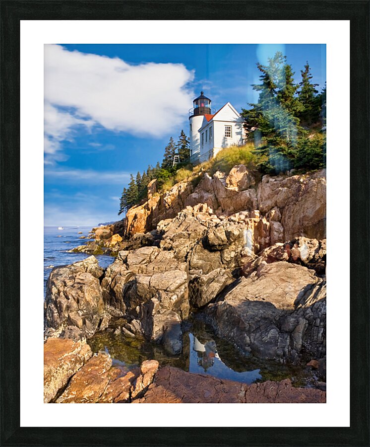 Bass Harbor Lighthouse Picture Frame print