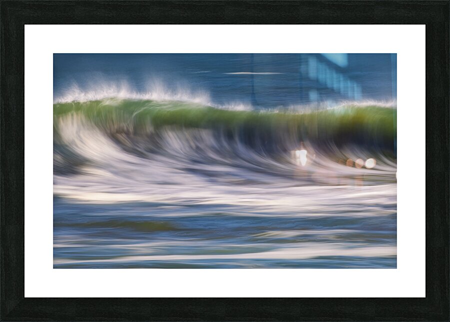 Wave at Rodeo Beach Picture Frame print