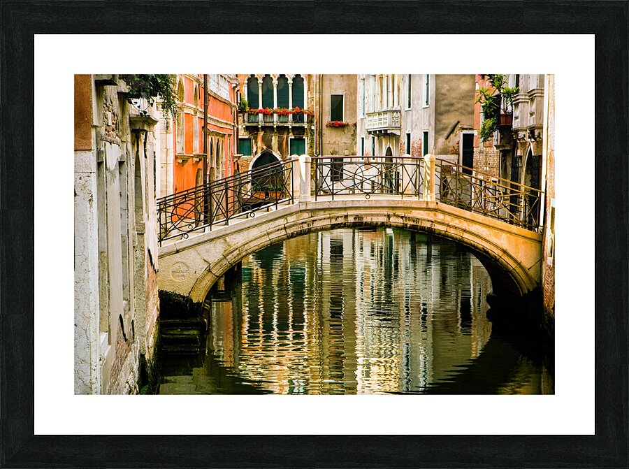 Venice Bridge Picture Frame print