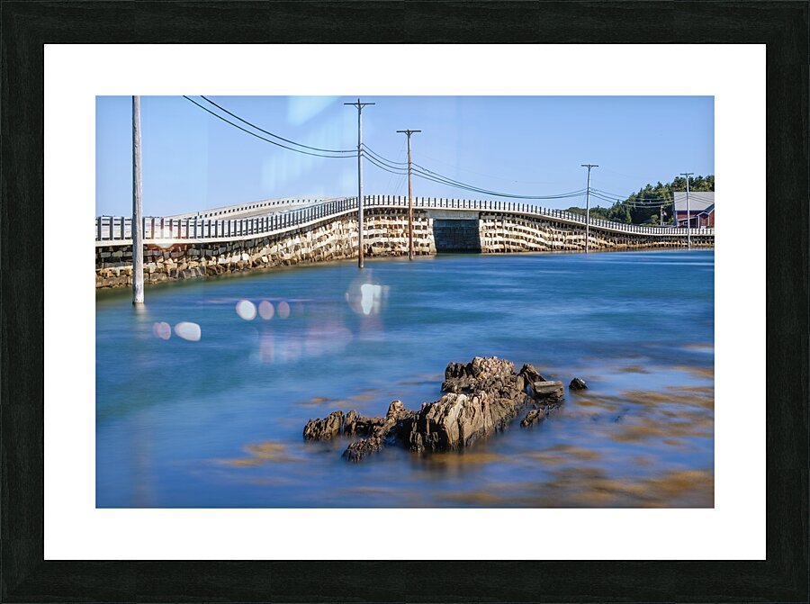 Cribstone Bridge Picture Frame print