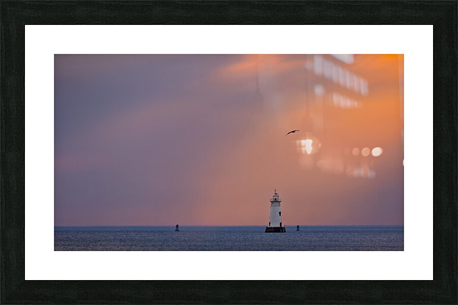 Great Beds Lighthouse Picture Frame print