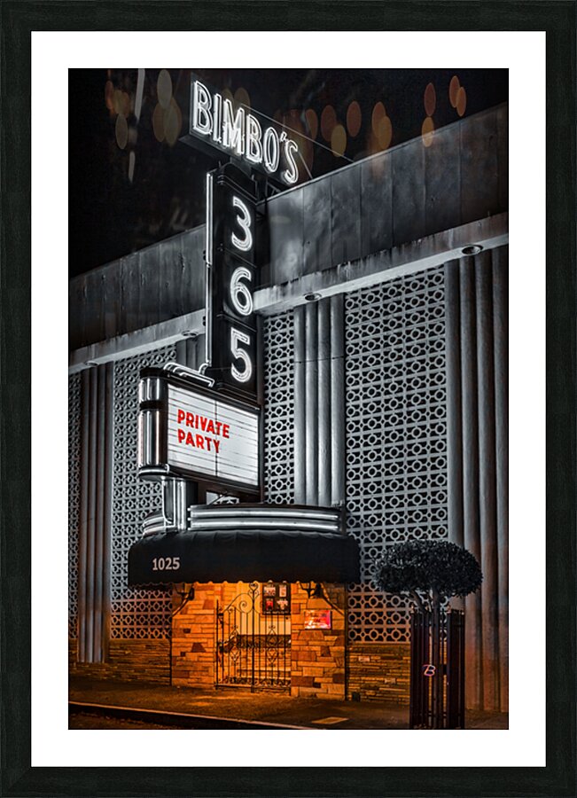 Bimbos 365 Picture Frame print