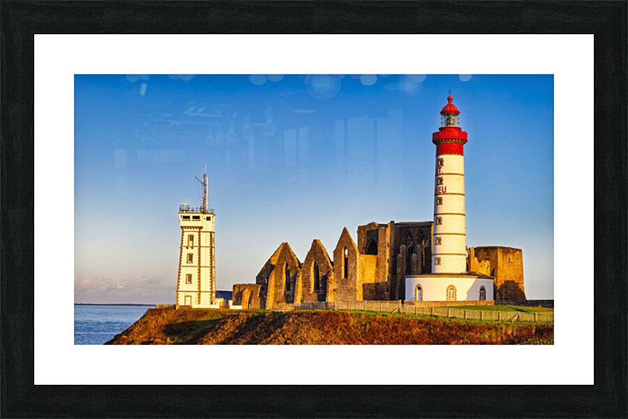 Phare de Saint-Mathieu Picture Frame print