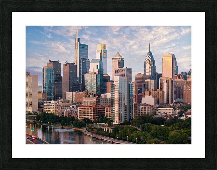 Philly Skyline Picture Frame print