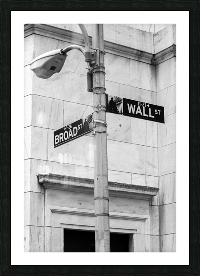 Wall and Broad Picture Frame print