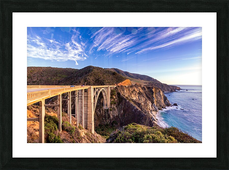 Bixby Bridge Picture Frame print