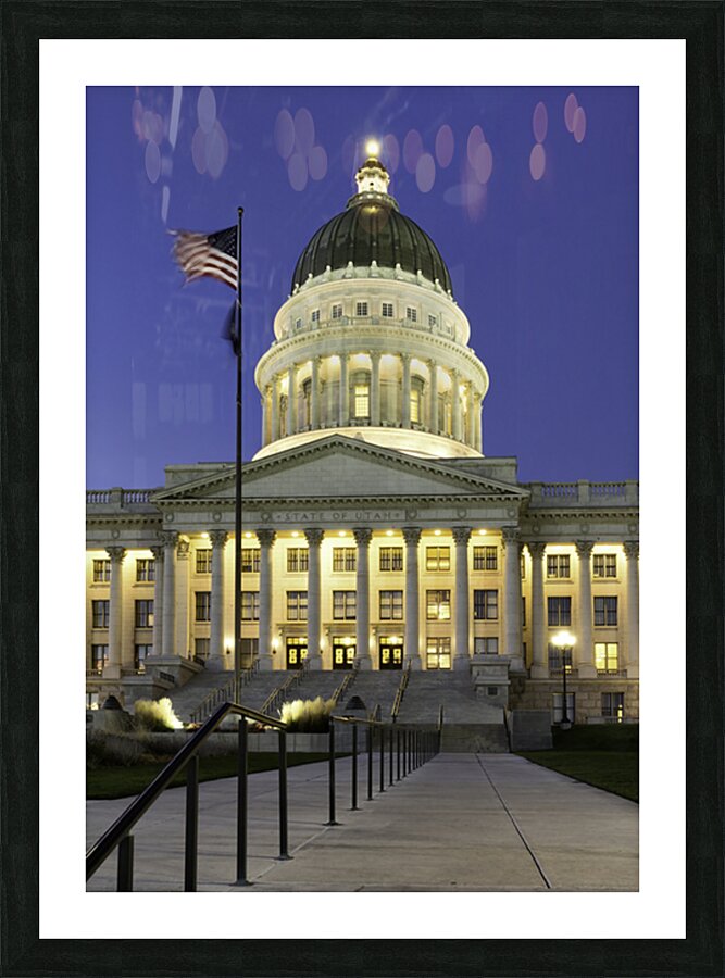 Utah State Capitol Picture Frame print