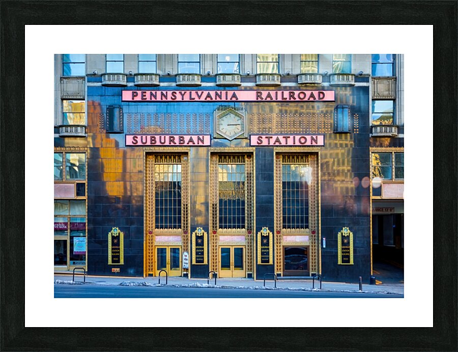 Suburban Station Picture Frame print