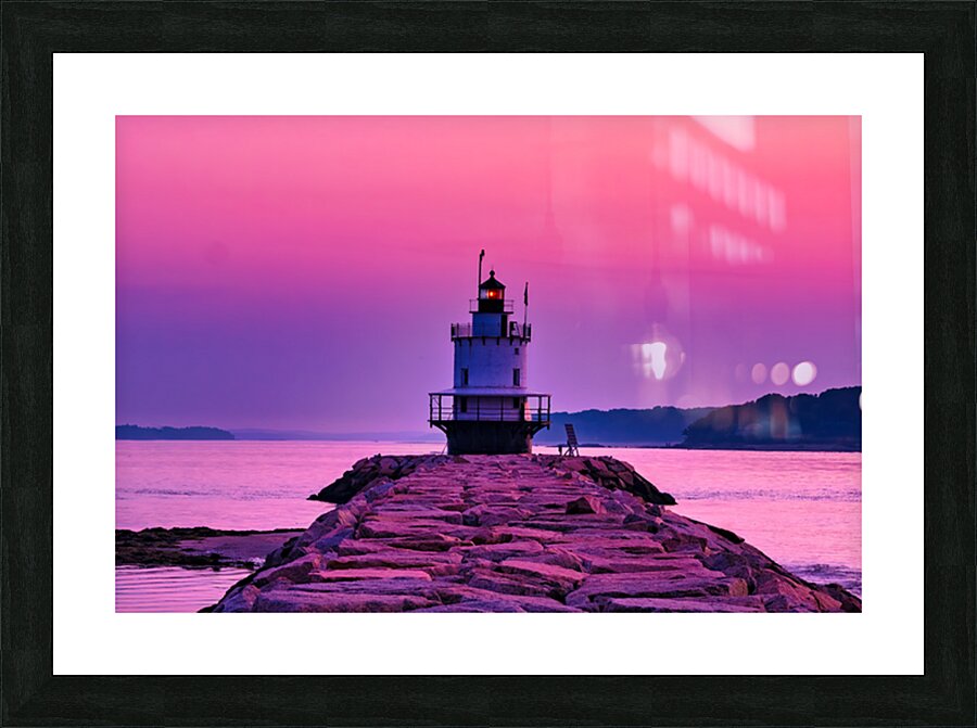 Lighthouse at Twilight Picture Frame print