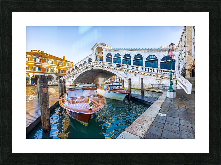Rialto Bridge Picture Frame print