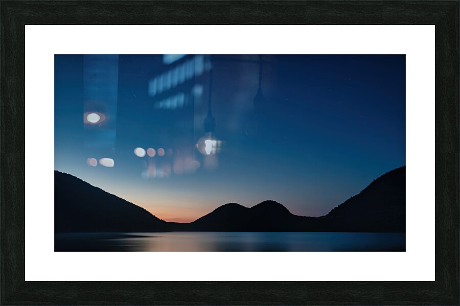 Twilight at the Bubbles Picture Frame print