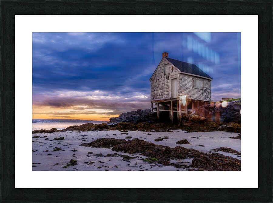 Willard Beach Shack Picture Frame print