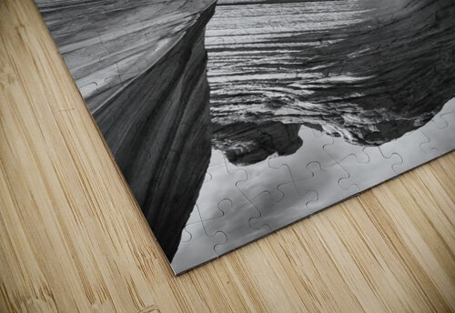 The Wave with Reflection B W Jerry Fornarotto puzzle