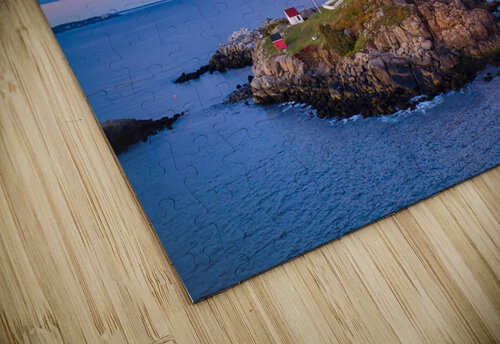 Sunset Sky over Nubble Lighthouse Jerry Fornarotto puzzle