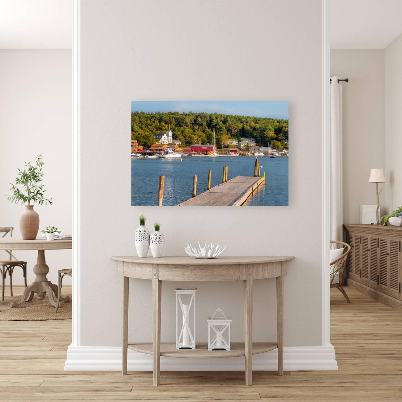 Boothbay Harbor View Reproduction