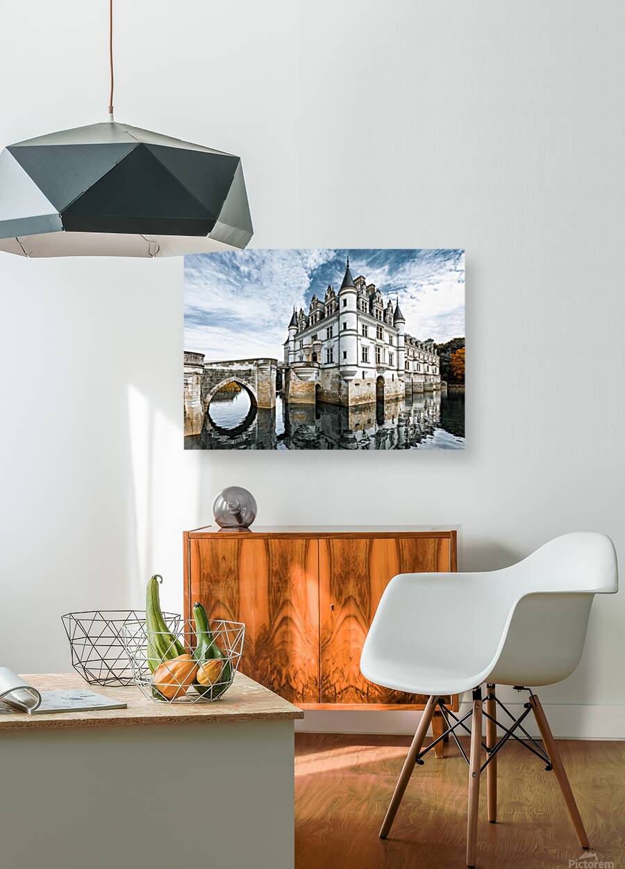 Chateau de Chenonceau Reflection Reproduction