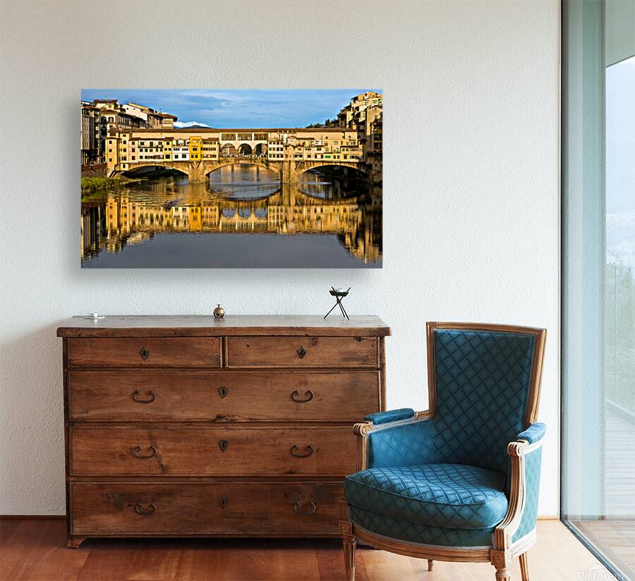 Sunset Over Ponte Vecchio Reproduction